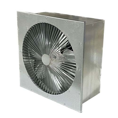Вентилятор Ванвент ВО-2.5 ИР осевой с инерционной решёткой (1040 m³/h)