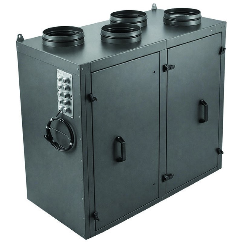 Приточно-вытяжная установка с роторным рекуператором RWN-RR-4000(50c)-ЕС-W-Vertical(N)