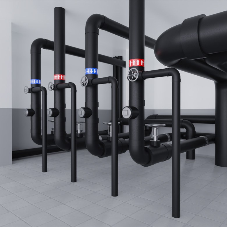 Трубка теплоизоляционная РУ-ФЛЕКС СТ 9×76 мм, 2 м